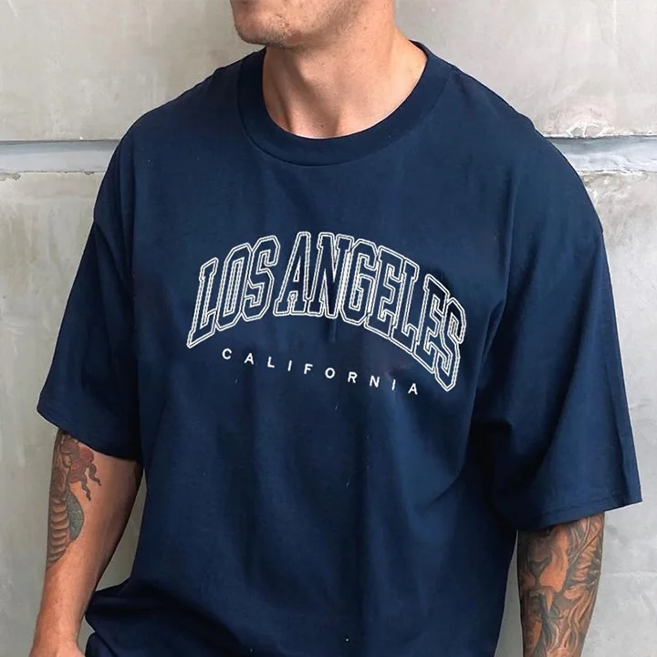 LA Graphic Print Short Sleeve T-Shirt