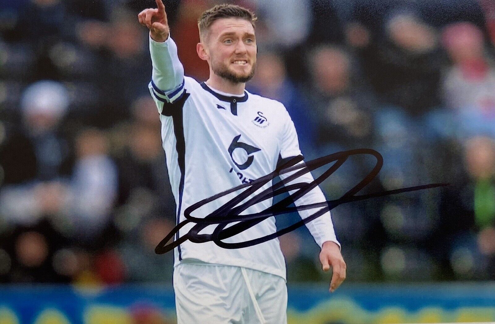 Matt Grimes Genuine Hand Signed Swansea City 6X4 Photo Poster painting 2