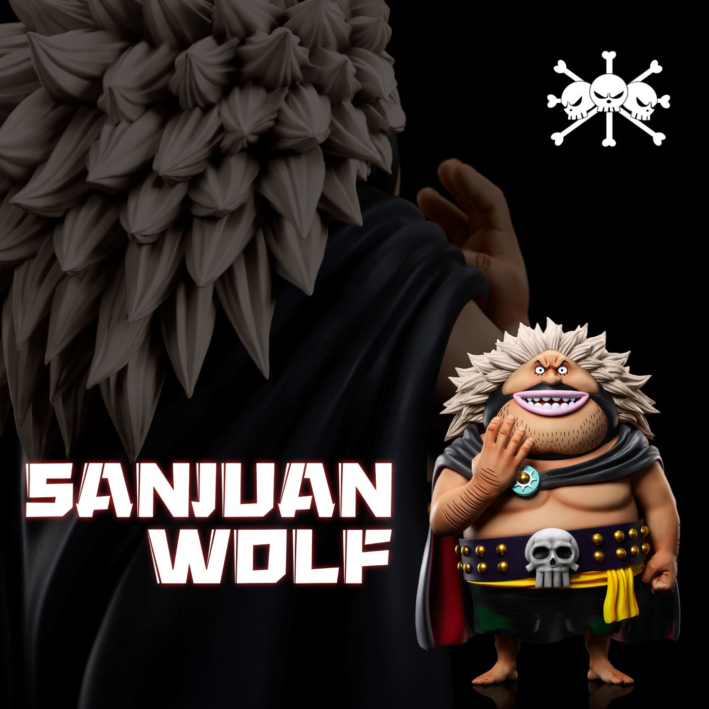 【THE MOZZ】Wolf Pocket Long One Piece A Plus Studio - ONE PIECE - Sanjuan Wolf Statue (GK)