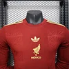 2025/2026 Player Version Long Sleeve Mexico National Special Edition Red Football Shirt 1:1 Thai Quality
