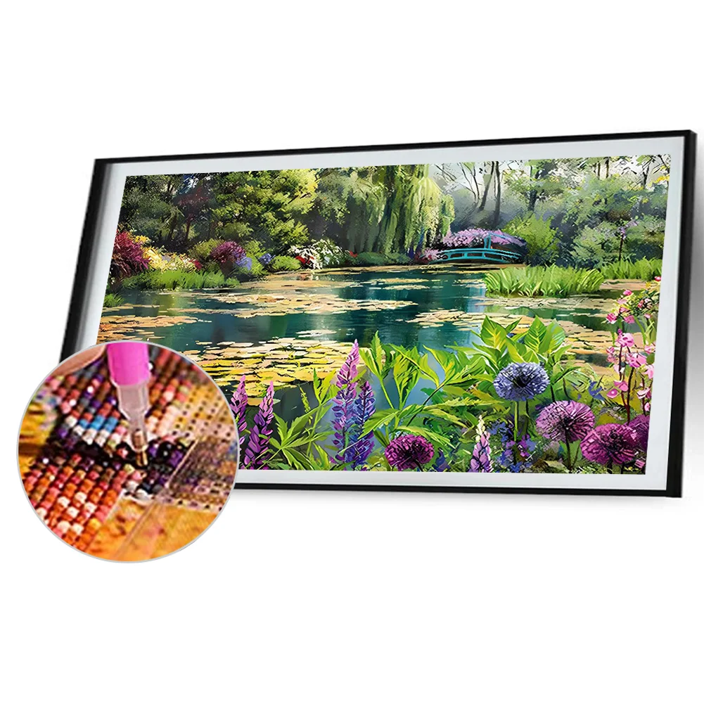 2pcs Diamond Painting - Full Round Drill - Landscape(Canvas|70*40cm)
