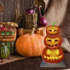 DIY Diamond Painting Wooden Desk Tabletop Ornament Kit (Halloween Pumpkin)