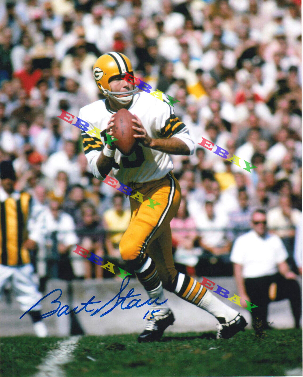 Bart Star Packers Signed Autographed 8x10 Photo Poster painting Reprint