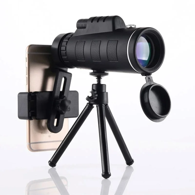 Starscope HD Monocular - High Power Monocular With Smartphone Holder & Tripod – Waterproof Monocular Telescope - vzzhome