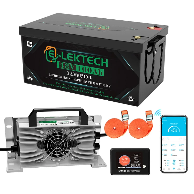 48V 100Ah Lithium Golf Cart Battery