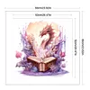 【Limited Stock Sale】Full Embroidery Cotton Thread 11CT Print Flying Dragon Book Cross Stitch 60x60cm tapestrymarket