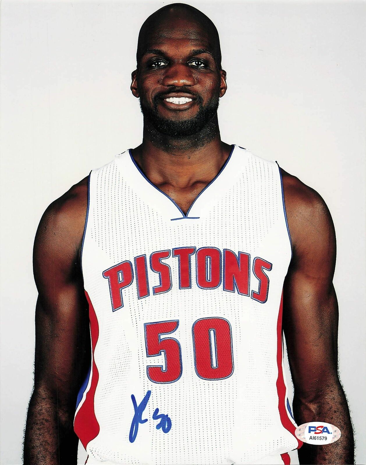 JOEL ANTHONY signed 8x10 Photo Poster painting PSA/DNA Detroit Pistons Autographed