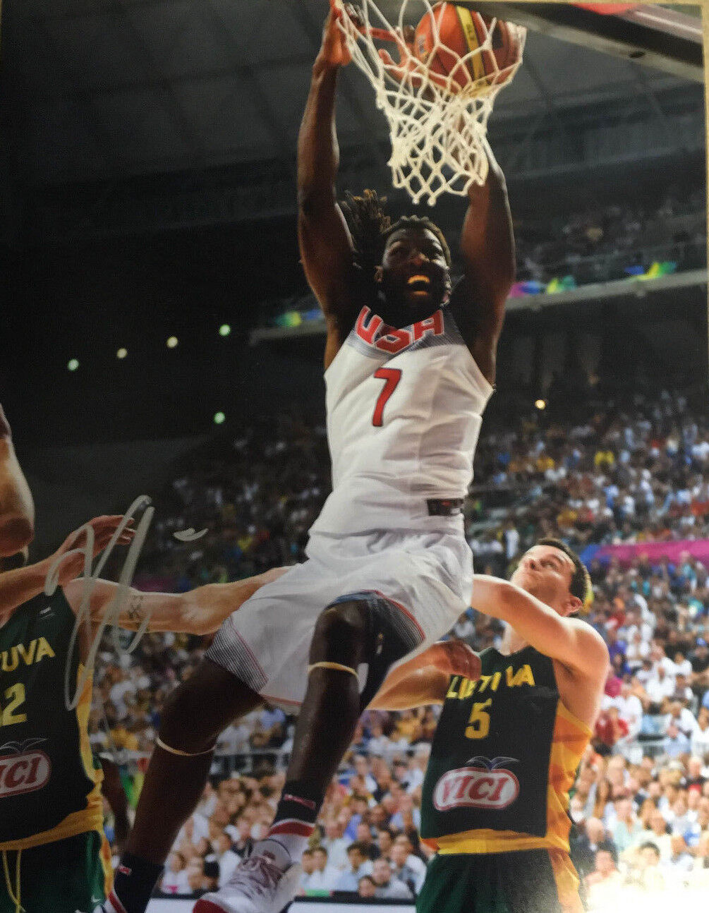 GFA Team USA Nuggets * KENNETH FARIED * Signed 11x14 Photo Poster painting COA