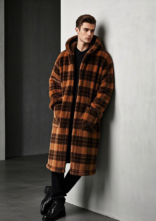 Winter Men's Flano Velvet Tunic