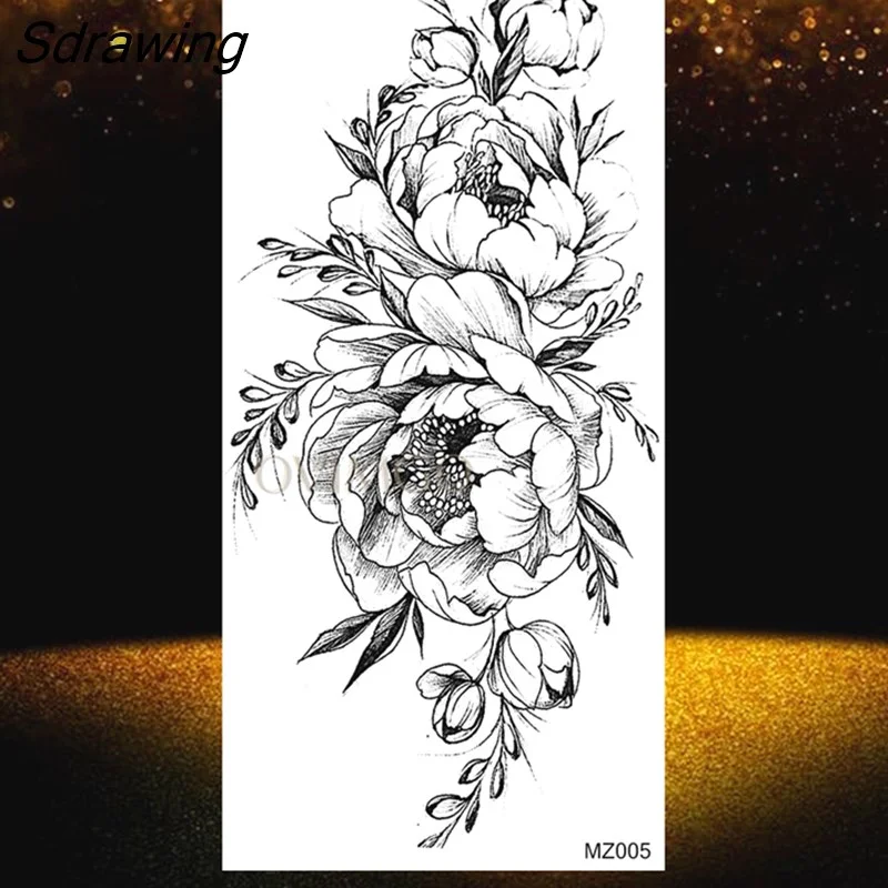 Sdrawing Temporary Tattoos Animals Body Armband Soldier Fake Tattoo Stickers Scorpion Wolf Deer Elk Eagle Bear Forearm Tatoo Decals