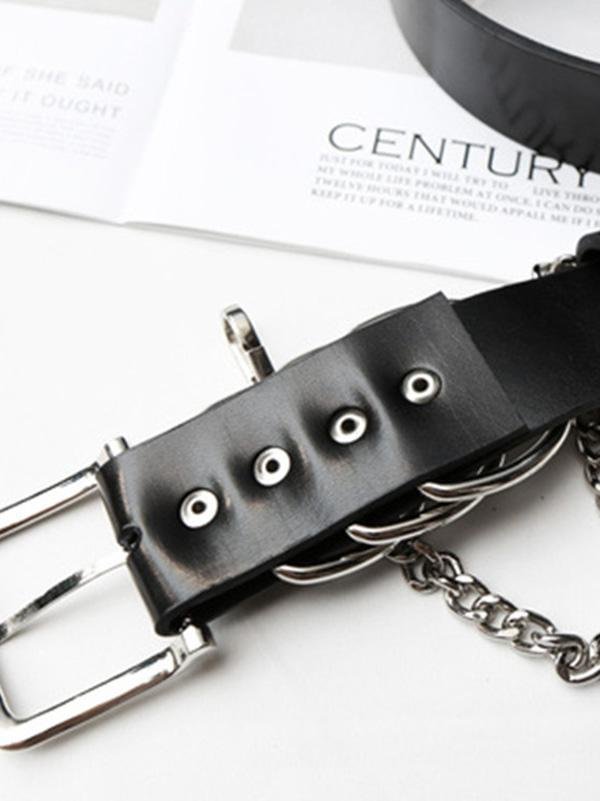 Metal MultiRing Chain Belt