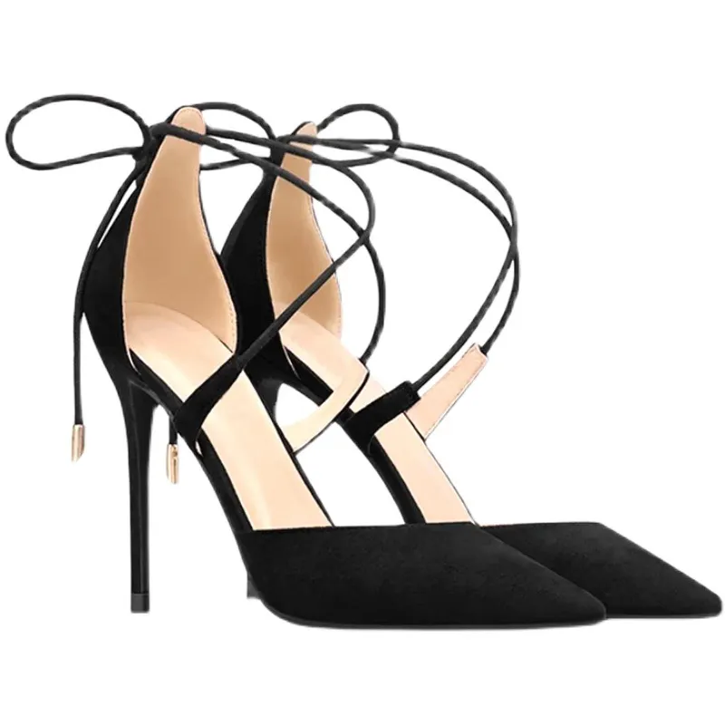 Breakj Breakj With High-Heeled Shoes Women's Spring And Autumn 2023 New Design Sense Small Pointed Head Fashion Single Shoes