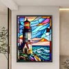 Lighthouse - 11CT Stamped Cross Stitch 50*65cm/19.69*25.59in