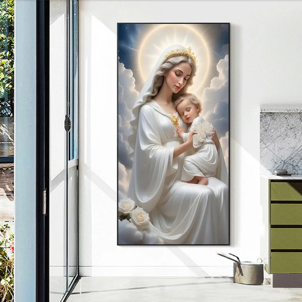 Diamond Painting - Full Round Drill - Angel Virgin(Canvas|40*70cm)