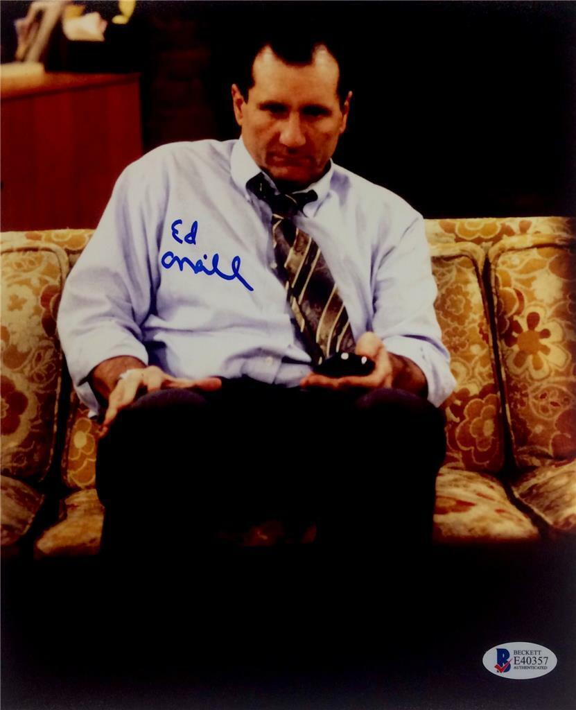 ED O'NEILL Autograph MARRIED WITH CHILDREN Signed 8x10 Photo Poster painting A ~ Beckett BAS COA