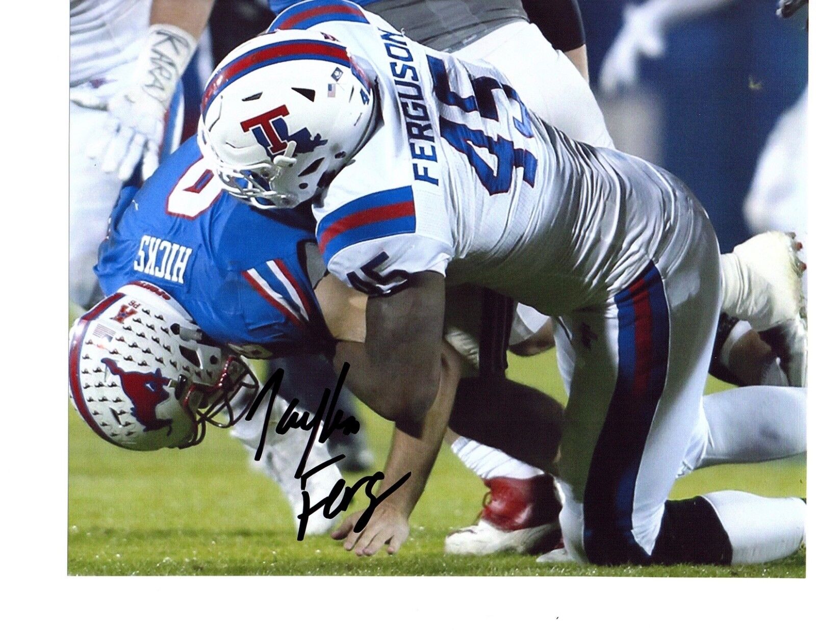 Robert Ferguson La Tech signed autographed 8x10 football Photo Poster painting Louisiana Tech d