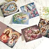 6pcs DIY Holy Mother Jesus Diamond Painting Greeting Cards
