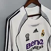 2006-2007 Retro Long Sleeve Real Madrid Home Football Shirt 1:1 Thai Quality
