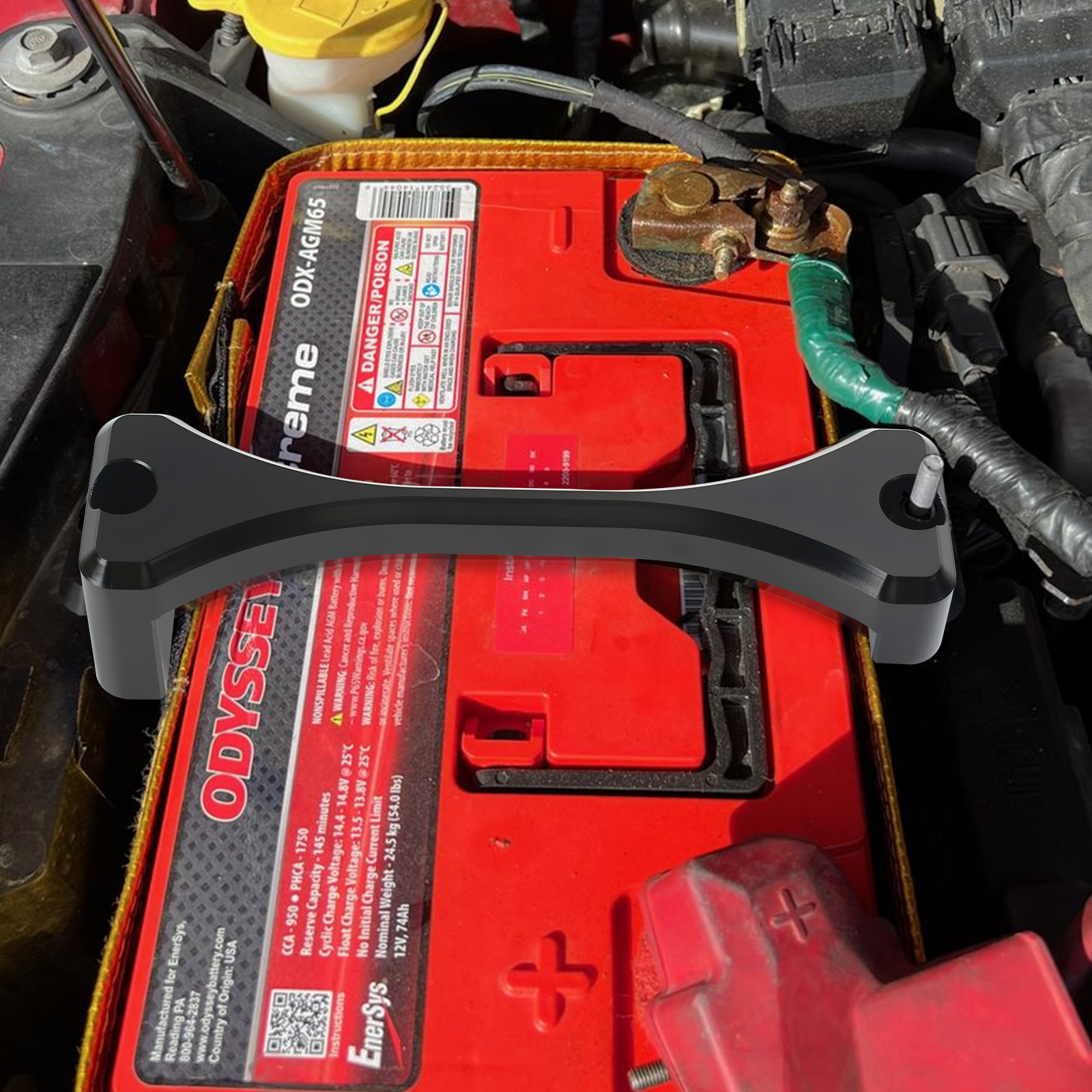 BILLET BATTERY HOLD DOWNS FITS 20112022 Ford F250/350/450/550