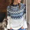 Gioiacombo&trade; Nuovo maglione jacquard ispessito da donna autunno e inverno
