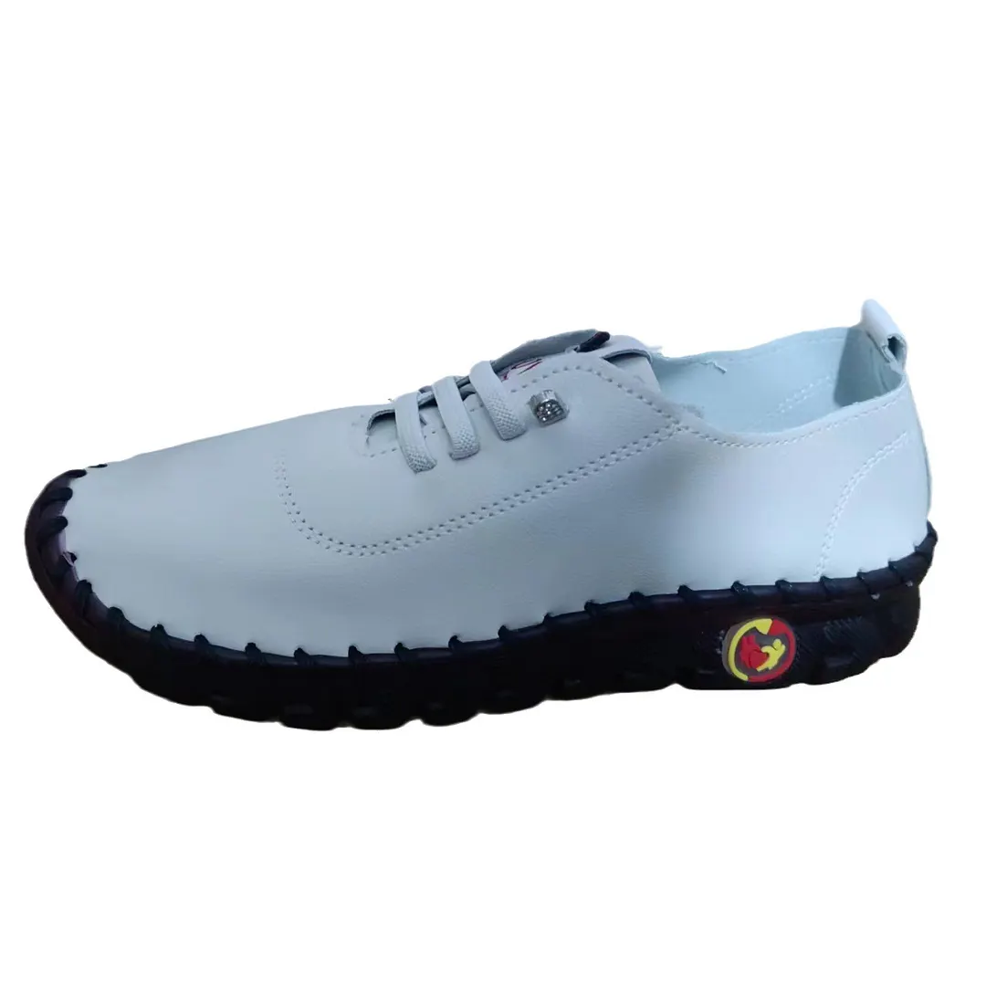 Breakj Breakj Hand-Sewn Soles Of Casual Mother Shoes Soft Soles 2023 New Flat-Soled Round-Headed Single Shoes