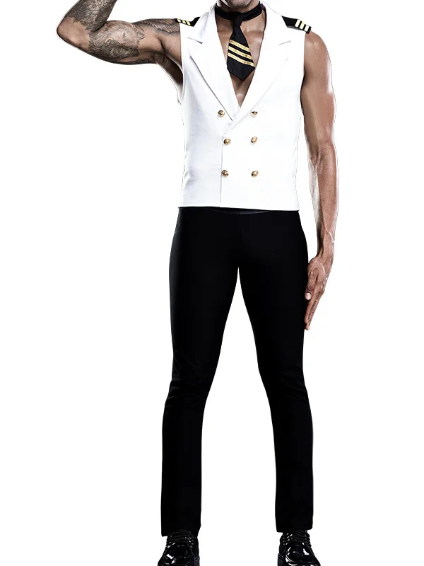 Nightclub Bar Captain Clothes Men's Underwear
