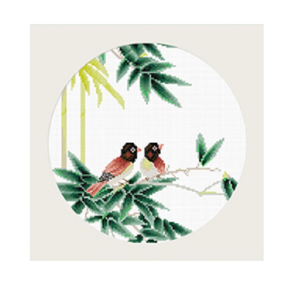 

Bamboo - 11CT Stamped Cross Stitch - 37*37CM, 501 Original