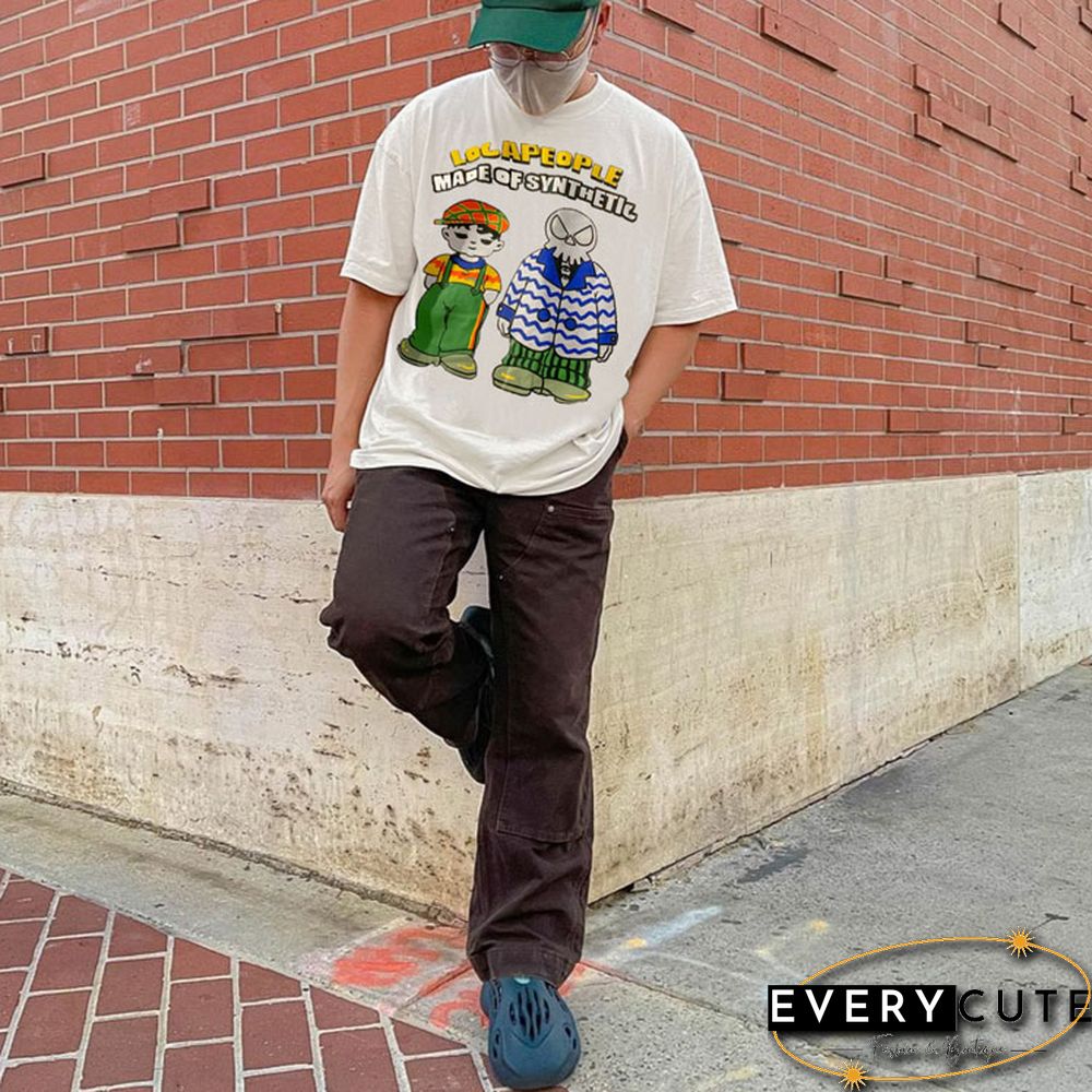 Unisex Fun Print Oversized T-Shirt