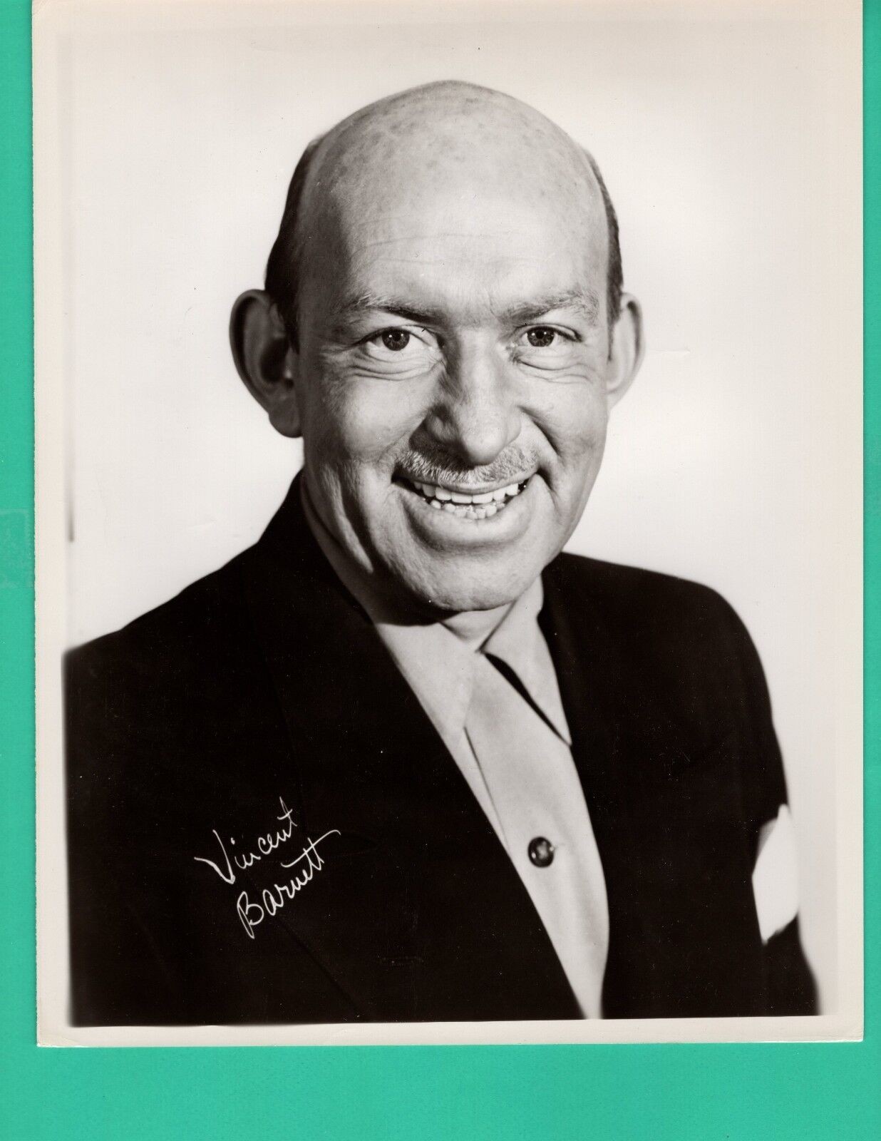 VINCE BARNETT Actor Movie Star 1940's Vintage Photo Poster painting 8x10