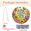 Diamond Painting Acrylic Single-Sided Drill Courage Bible Verse Sign Pendant for Home Decor