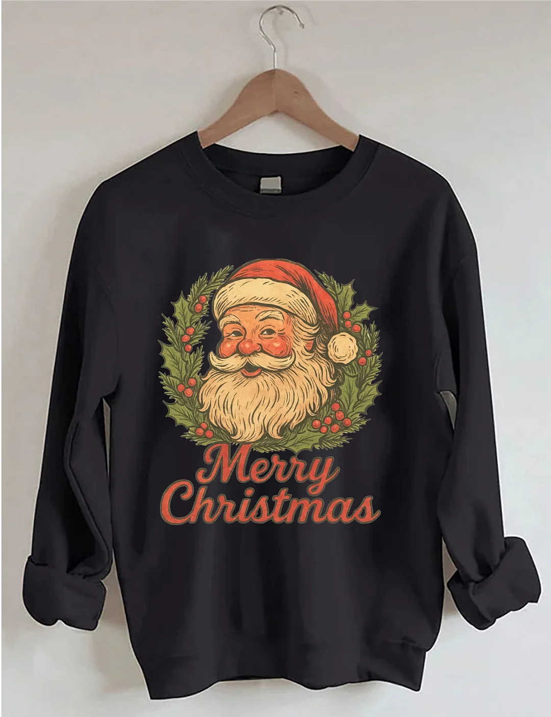 Retro Santa Christmas Sweatshirt