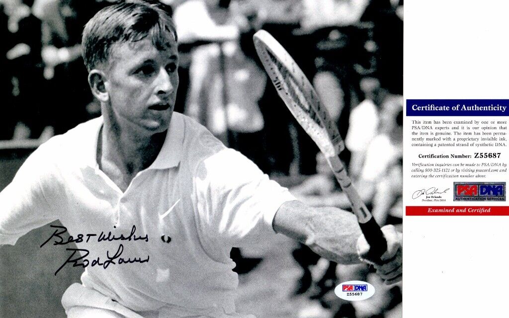 Rod Laver Signed - Autographed Tennis Legend 8x10 inch Photo Poster painting - PSA/DNA COA