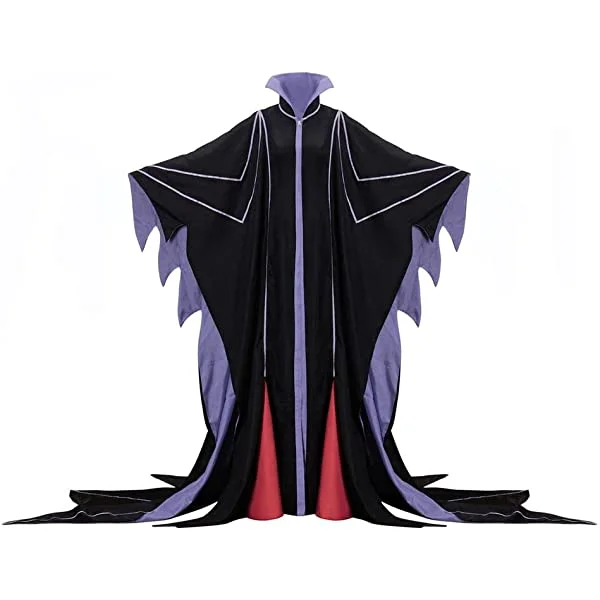 Women's Maleficent Black Christening Gown Costume Cosplay Dress