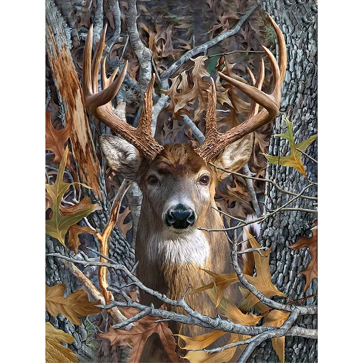 Deer-Full Round Diamond Painting 30*40cm