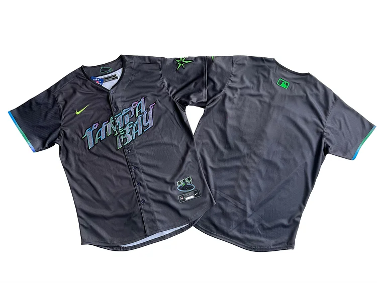 Men's Charcoal Tampa Bay Rays 2024 City Connect Limited Jersey mysite