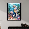 Seahorse-Special Shaped Diamond Painting
