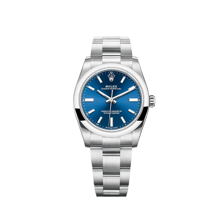 Rolex Oyster Perpetual 124200 Stainless Steel Blue Dial