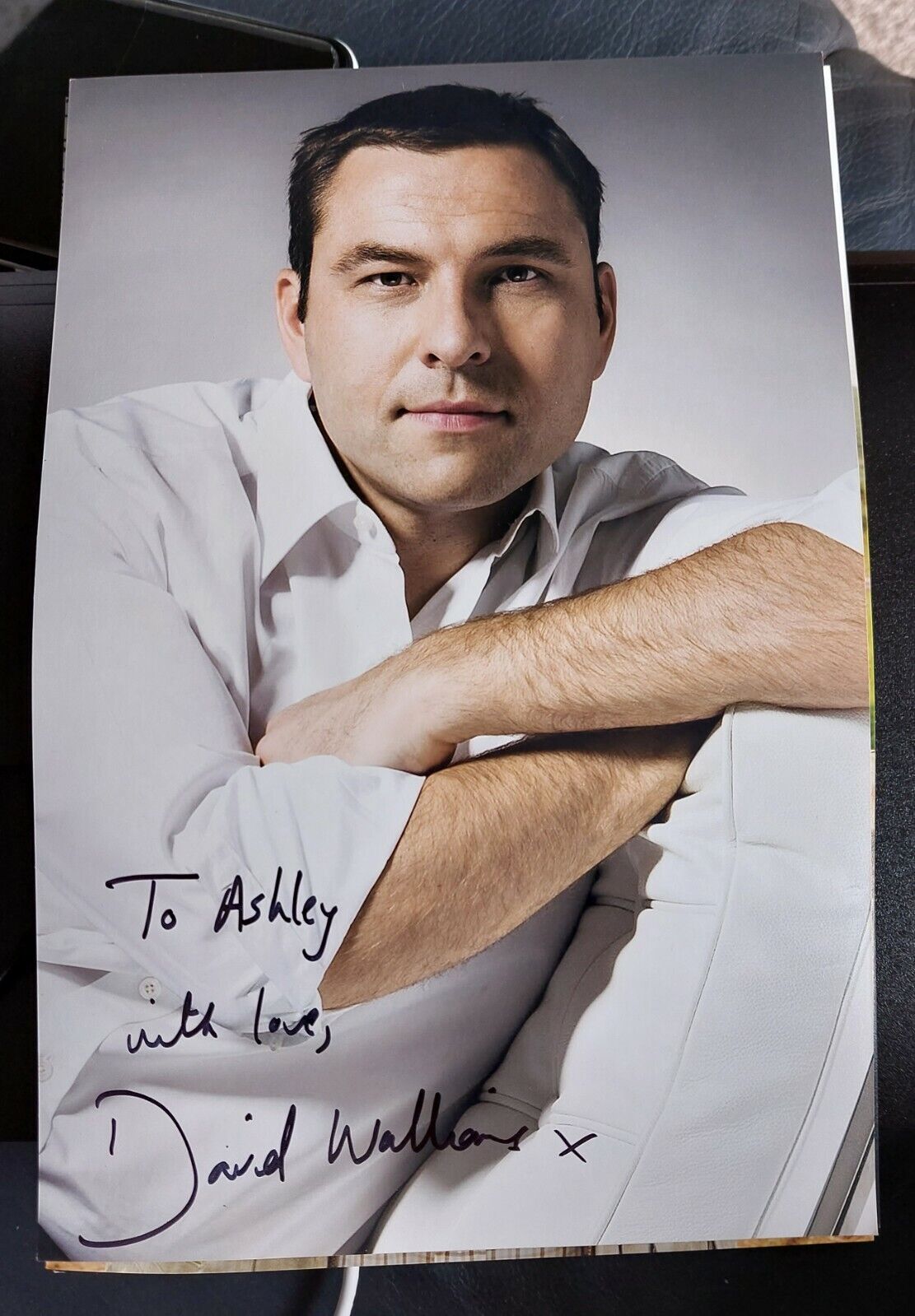 David Walliams Signed Autographed 6x9 Inch Picture Dedicated