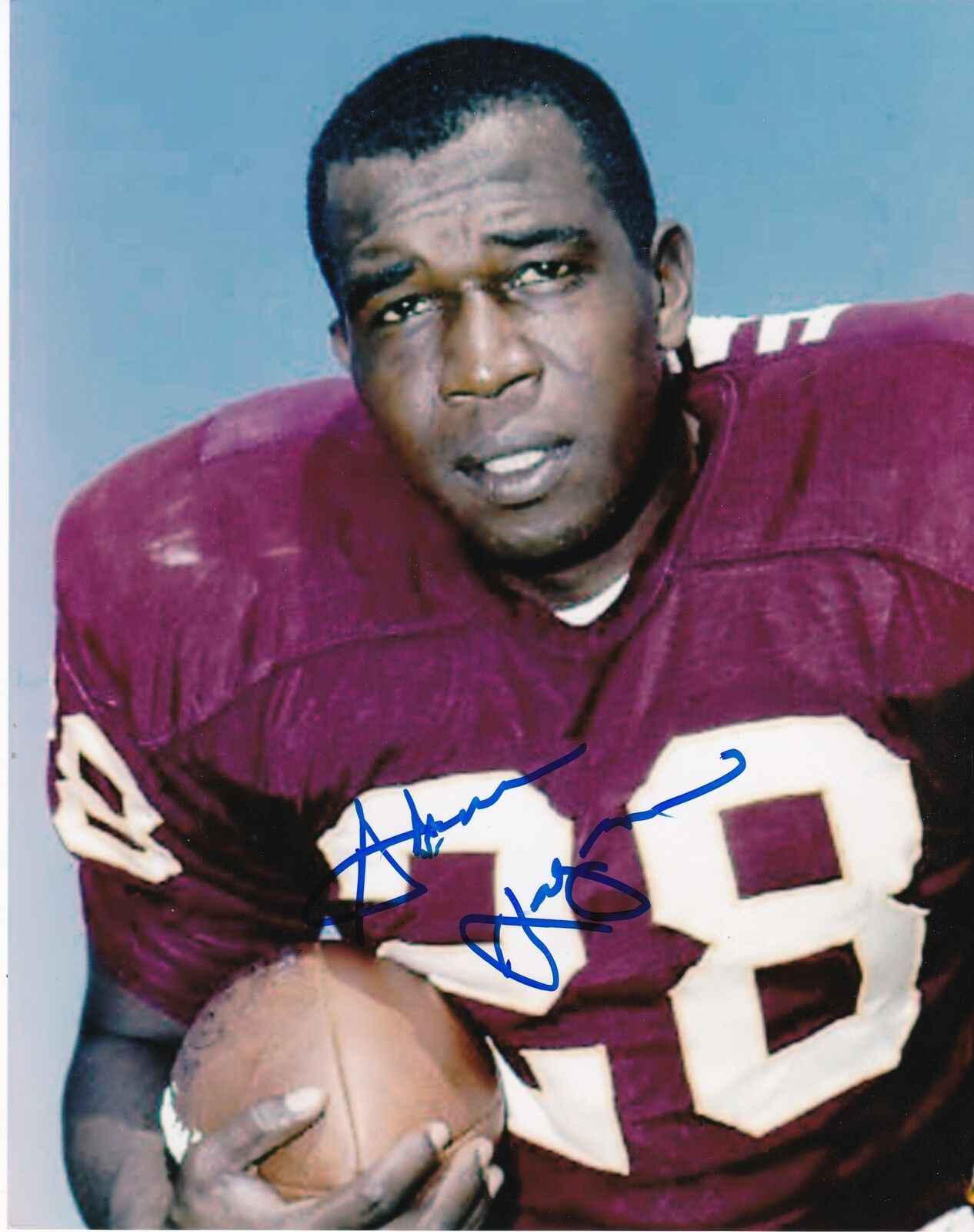 ABNER HAYNES KANSAS CITY CHIEFS ACTION SIGNED 8x10