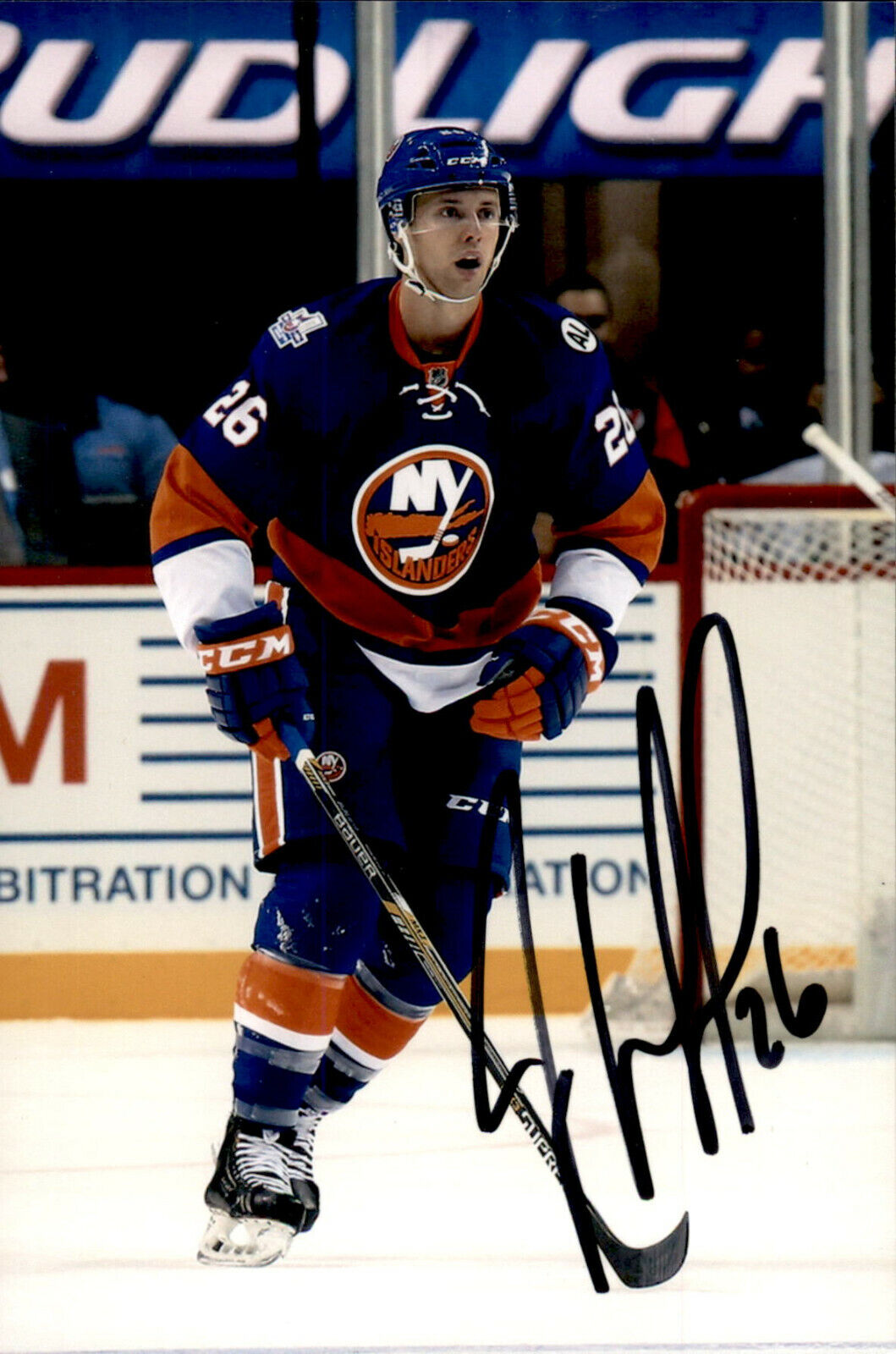 James Wright SIGNED autographed 4x6 Photo Poster painting NEW YORK ISLANDERS #2