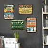 4PCS Wrod - Vintage Metal Signs Set - 20*30cm/30*40cm