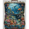 (Multi-Style) The Scenery In The Suitcase-11CT Stamped Cross Stitch 45*55cm/17.72*21.65in
