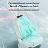 2Pcs Car Interior Rear Headrest Fan 3 Speeds Adjustable Car Interior Accessories