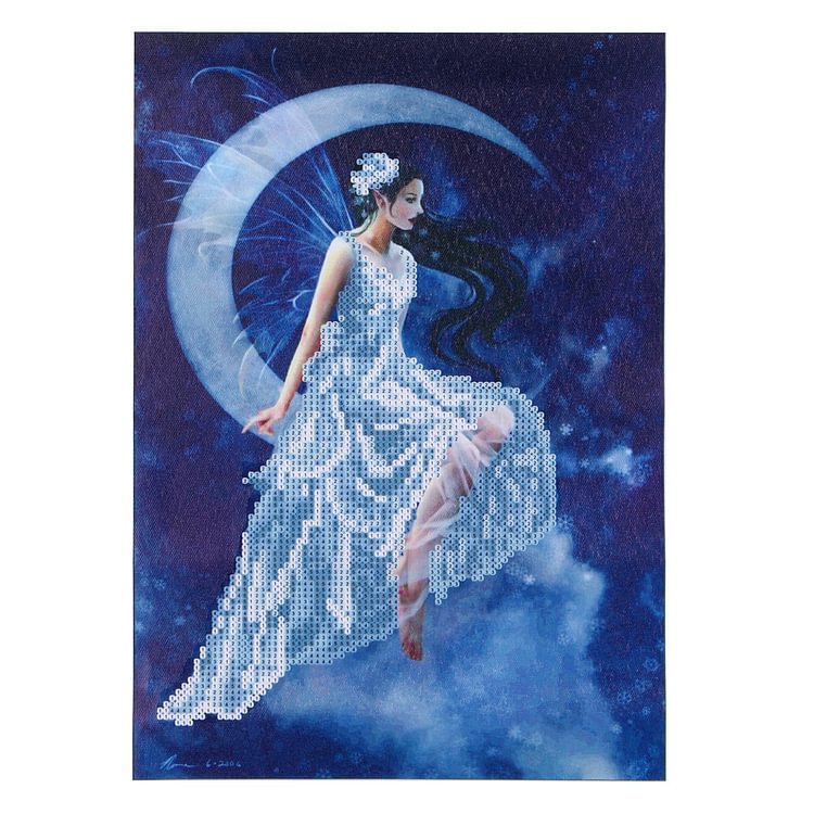Moon Goddess Round Drill Diamond Painting 30X40CM(Canvas) gbfke