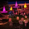 Halloween Chapeau de Sorci&egrave;re Rougeoyant Led Magicien