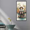 Diamond Painting -DIY Round Drill Forest Girl and the Book(30x70cm)