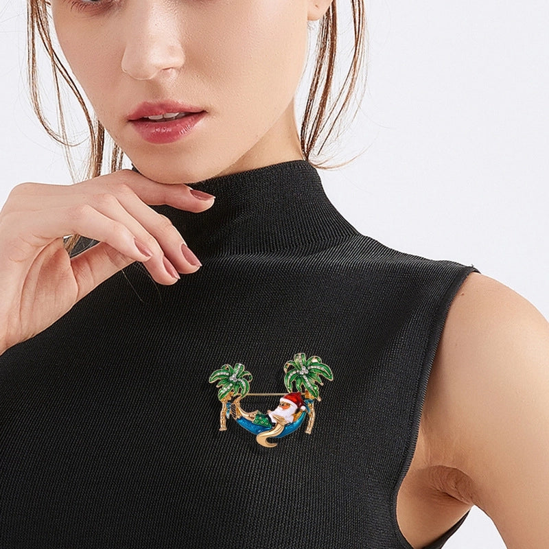 Cute Pin Pumpkin Christmas Tree Letter Alloy Unisex Brooches