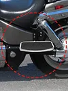 Motorcycle Front Rider Floorboards Front Footboard Pedals Front Foot Rest Pedal