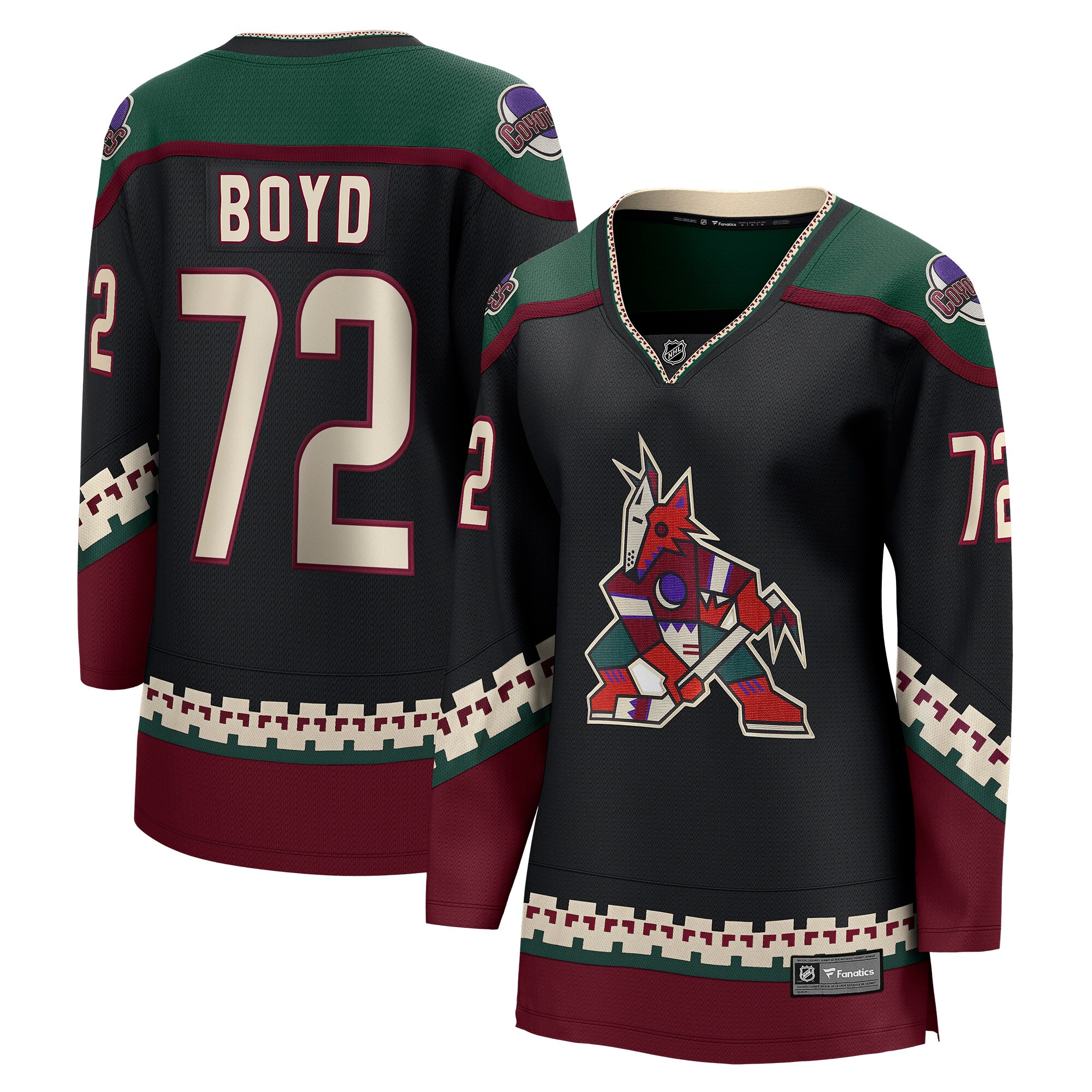 Travis Boyd Arizona Coyotes Fanatics Women’s Home Breakaway  Jersey – Black mysite