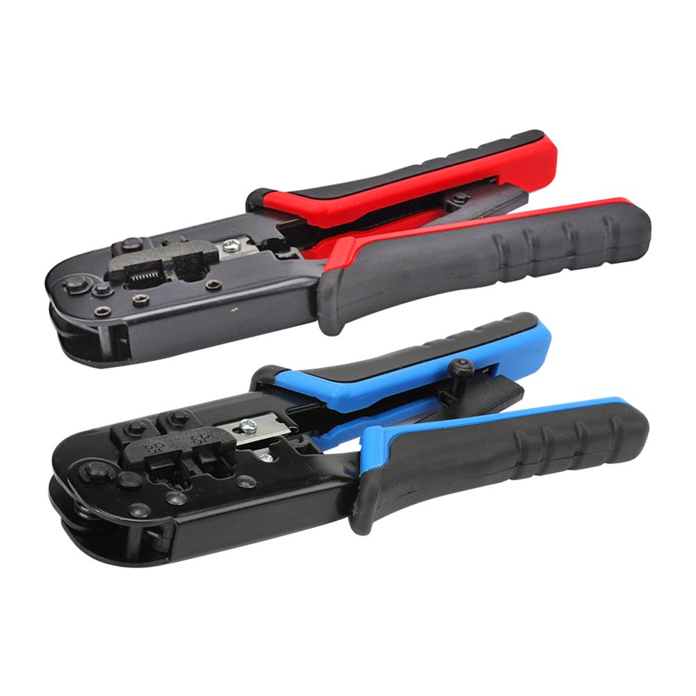 

Telephone Line Network Crimping Pliers Wire Stripper Electrician Hand Tool, Blue black, 501 Original